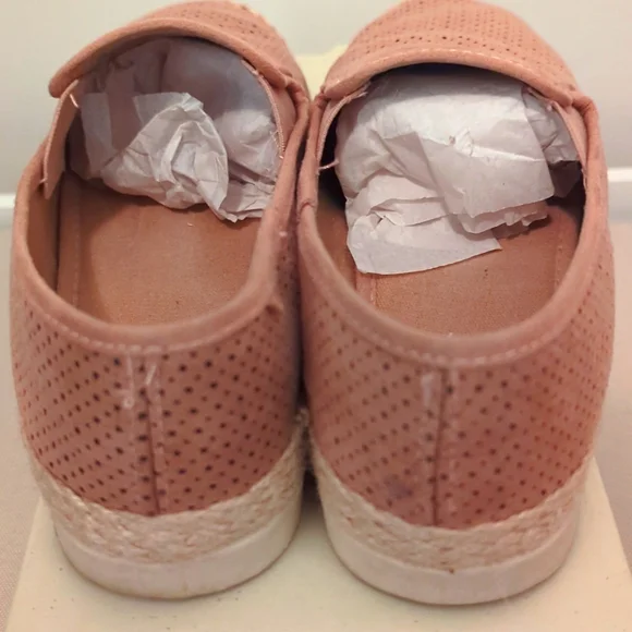ESPRIT Women Emilis Espadrilles Slip-on Shoes in Dusty Pink Size 8 - Picture 2 of 3